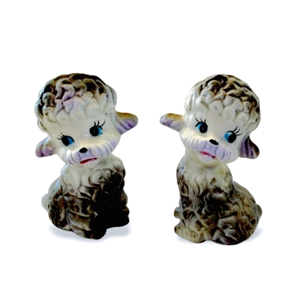 1950s Poodles Salt and Pepper Shakers
